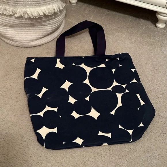 COPY - NAVY Polka Dot Mixed Bags Tote - Picture 1 of 7